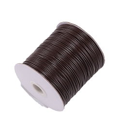 Коричневый Кожзаменитель шнуры, Аксессуары для ожерелья и браслета своими руками, кофе, 1.5 мм, около 174.98 ярдов (160 м) / рулон