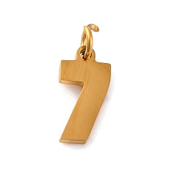 Настоящее золото 18K 304 прелести нержавеющей стали, с целью перехода в кольце, число 7, реальный 18 k позолоченный, 13x6.5x1 мм, отверстие : 3 мм