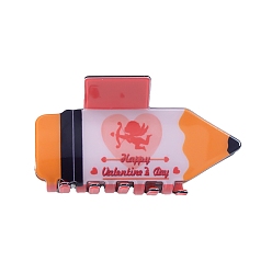 Angel & Fairy Карандаш ПВХ коготь заколки для волос, ангел и фея, 86x45x45 мм