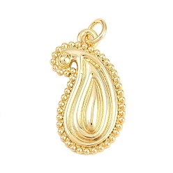 Настоящее золото 18K Латунные подвески, слезинки, долговечный, стойки покрытие, без свинца и без кадмия, реальный 18 k позолоченный, 22.5x13x2.5 мм, отверстие : 3.5 мм