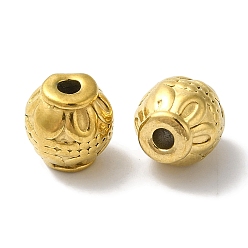 Золотой 304 из нержавеющей стали бусы, рондель, золотые, 8x7 мм, отверстие : 1.6 мм