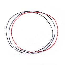 Mixed Color Waxed Polyester Cord Necklace Making, with 304 Stainless Steel Clasps, Mixed Color, 18.11 inch(46cm), 1.5mm