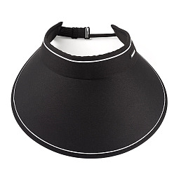 Черный 1 солнцезащитная шляпа из полиэстера, чёрные, 270x260x150 мм, внутренний диаметр: 130~180 мм