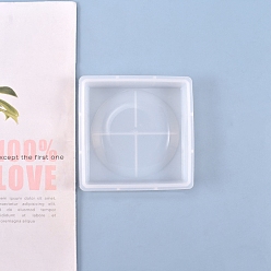 Квадрат Силиконовые формы для мыла, формы для литья смолы, для уф-смолы, изготовление изделий из эпоксидной смолы, квадратный, 110x100x23 мм