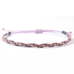 чертополох Плетеные браслеты из хлопкового шнура для мужчин и женщин, чертополох, внутренний диаметр: 11 дюйм (28 см)