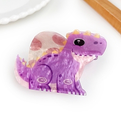 Дракон Акриловые коготь заколки, увядшая роза, дракон, 83x53 мм