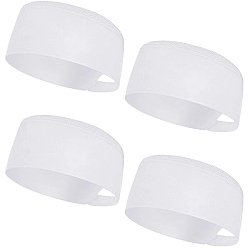 Белый Регулируемый полиэстеровый поварской колпак, кулинарные колпаки для мужчин, белые, 190x87 мм, внутренний диаметр: 190 мм