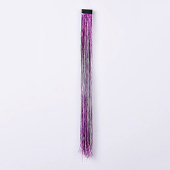 Lila Mode Damen Haarklammern, mit Pet & Braid Nylon Metallic Cord Haar Perücken, lila, 500x35 mm