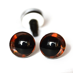 Красный Пластиковый безопасный глазок для корабля, для поделок куклы игрушки кукольные плюшевые животные изготовление, красные, 18 мм