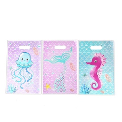 Mixed Shapes Пластиковые упаковочные пакеты с морской тематикой, прямоугольные, разнообразные, 25x16.3x0.01 см, 50 шт / пакет