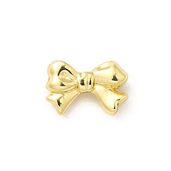 Золотой Бусины из сплава с бантом, без свинца, без кадмии и без никеля, стойки покрытие, золотые, 10.5x15.5x5 мм, отверстие : 1.8 мм