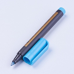 Темно-Голубой Металлические маркеры рисуют ручки, ручка для подписи маркера граффити, глубокое синее небо, 141x12~17 мм