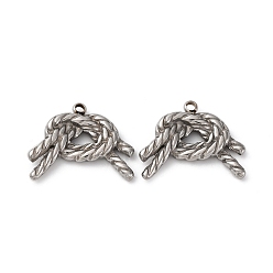 Нержавеющая Сталь Цвет 304 подвески из нержавеющей стали, очарование конта, цвет нержавеющей стали, 16.5x21x3 мм, отверстие : 1.8 мм