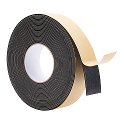 Черный Сильная адгезия, уплотнительная лента, предотвращающая столкновения, чёрные, 40x2 мм, 10 м / рулон