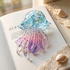 Jellyfish Силиконовые формы, формы для литья смолы, для уф-смолы, изготовление изделий из эпоксидной смолы, медуза, 63.5x44.5x9 мм