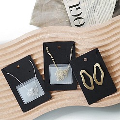 Прозрачный Самоклеящиеся пакеты из ПВХ для хранения подвесок, прозрачные, 3.7x4.2 см