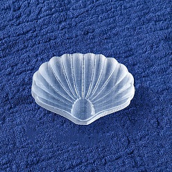 Shell Shape Чаша-зарядка из натурального селенита для очищения, перезарядка кристаллов и драгоценных камней рейки, украшение дома, формы раковины, 45~50x60~70 мм