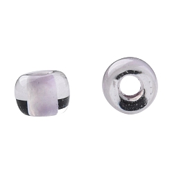 (1066) Pale Purple Lined Crystal TOHO Round Seed Beads, Japanese Seed Beads, (1066) Pale Purple Lined Crystal, 11/0, 2.2mm, Hole: 0.8mm, about 5555pcs/50g