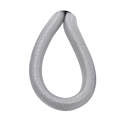 Светло-серый Эластичный шнур круглого, со слоем снаружи и резины внутри, светло-серый, 3 мм, около 100 ярдов / пачка (300 футов / пачка)