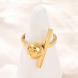 Золотой 304 кольца для пальцев из нержавеющей стали для женщин, золотые, 24.5 мм, внутренний диаметр: 19 мм