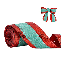 Средний Морско-зеленый Лента из полиэстера, упаковочные аксессуары, средний морской зеленый, 2-1/2 дюйм (65 мм), около 5.00 ярдов (4.57 м) / рулон