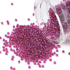 (RR3736) Миюки круглые бусины рокайль, японский бисер, (rr 3736), 11/0, 2x1.3 мм, отверстие : 0.8 мм, Около 5500 шт / 50 г