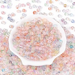 (52) Непрозрачная лаванда Прозрачные стеклянные бусины для выпечки, круглые, разноцветные, 6 мм, отверстие : 1.2 мм, Около 1607 шт / фунт