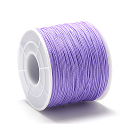 Plum Polyester Cords, Plum, 0.5~0.6mm, about 131.23~142.16 yards(120~130m)/roll