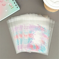 Carrot OPP мешки целлофана, топ сумки печать, морковь, 10x8x0.3 см, 50 шт / комплект, толщина: 2.7 мил(0.07мм)