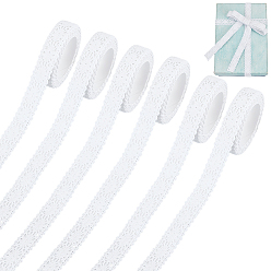Белый Хлопок лента, для пошива аксессуаров, белые, 5/8 дюйм (16 мм), около 1.86 ярдов (1.7 м) / шт