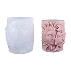 Белый Силиконовые формы для свечей своими руками, для изготовления свечей, колонка, белые, 82x90x98 мм, внутренний диаметр: 62x67 мм