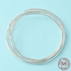 Серебро Мертвая мягкая 925 проволока из стерлингового серебра, круглые, серебряные, (18 калибр)1мм