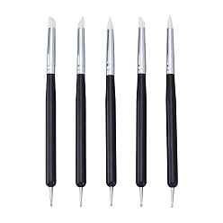 Черный 5шт. инструменты для лепки из глины, чёрные, 149~150x7 мм