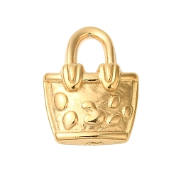 Настоящее золото 18K Ионное покрытие (ip) 304 подвески из нержавеющей стали, подвески для сумочек, реальный 18 k позолоченный, 21x15x4 мм, отверстие : 7x4 мм