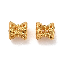 Настоящее золото 18K Латунные бусины, без кадмия, без никеля и без свинца, длинный барабан, реальный 18 k позолоченный, 4.5x4.5 мм, отверстие : 1 мм