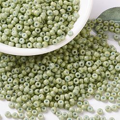 (RR4473) Дуракоат Окрашенный Непрозрачный Фенхель Миюки круглые бусины рокайль, японский бисер, (rr 4473) непрозрачный фенхель, окрашенный в дюракоат, 8/0, 3 мм, отверстие : 1 мм, о 422~455шт / бутылка, 10 г / бутылка