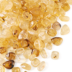 (932FM) Темно-синий аква-матовый с подкладкой 50g прозрачные акриловые бусины, самородки, два тона, темно-золотистые, 10~14.5x7~11x4.5~6 мм, отверстие : 1.4 мм