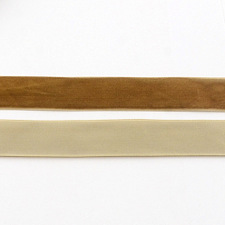 Светло-коричневый 3/8 Лента бархатная односторонняя дюймовая, загар, 3/8 дюйм (9.5 мм), о 200yards / рулон (182.88 м / рулон)