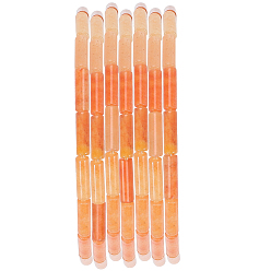 Красный Авантюрин 1 Нить из натуральных красных авантюриновых колонновидных бусин, 13~14x4~5 мм, отверстие : 1 мм, около 29 шт / нитка, 15.7 дюйм