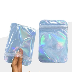 Васильковый Прямоугольник пластиковые почтовый замок сумки, многоразовые упаковочные пакеты, мешок с самоуплотнением, васильковый, 12x9.5 см, односторонняя толщина: 2.7 мил(0.07мм)