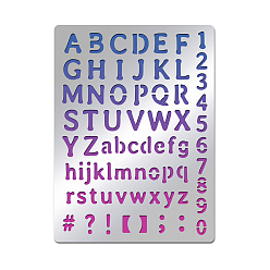 Letter Трафареты для штампов из нержавеющей стали, для diy scrapbooking / фотоальбом, декоративное тиснение, матовый цвет нержавеющей стали, Письмо ~ Z, Шаблон письма, 19x14 см