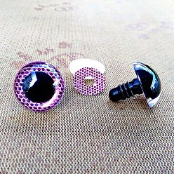 Средняя Орхидея Глаза куклы из АБС-пластика, для изготовления кукол, средне орхидеи, 20 мм