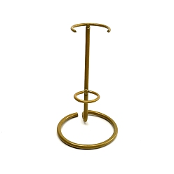 Золотой Стеклянные витрины из сплава кристаллов, держатели хрустальных шаров, золотые, 60x100~110 мм