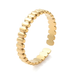 Настоящее золото 18K 304 открытые кольца из нержавеющей стали, реальный 18 k позолоченный, 3.5 мм