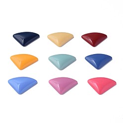 Mixed Color Opaque Acrylic Cabochons, Triangle, Mixed Color, 19.5x28x5mm, about 354pcs/500g