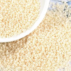 (RR3324) Непрозрачное Старый Кружевной Миюки круглые бусины рокайль, японский бисер, 15/0, (rr 3324) непрозрачный oldlace, 15/0, 1.5 мм, отверстия : 0.7 mm, около 250000 шт / фунт