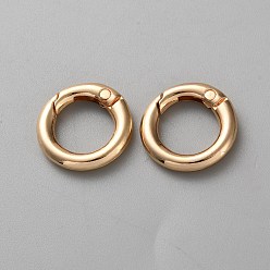 Golden Alloy Spring Gate Rings, Ring, Golden, 20x4mm