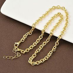 Настоящее золото 18K 5Мм латунные цепочки-цепочки для женщин, стойки покрытие, долговечный, без свинца и без кадмия, реальный 18 k позолоченный, 17.64 дюйм (44.8 см)