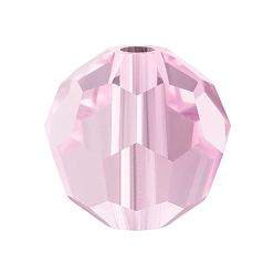 70220 Pink Sapphire Хрустальные бусины preciosa®, чешский хрусталь, 451 19 602 круглый, 70220 розовый сапфир, 6 мм, отверстие : 1.2 мм
