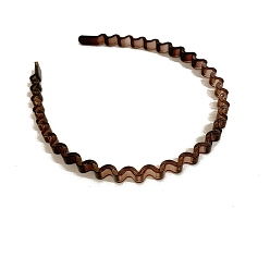 Кокосово-Коричневый Акриловые Ободки для Волос, аксессуары для волос для женщин и девочек, кокосового коричневый, 145x125 мм